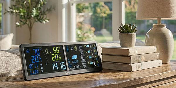 Wetterstationen und Thermometer