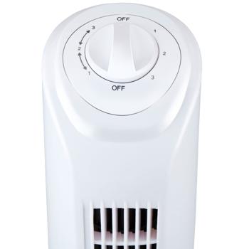 Preview: Effektiver Turmventilator: 3 Geschwindigkeiten & Schwenkmodi, 45 Watt, frische Luft im Wohnzimmer, Schlafzimmer & Büro