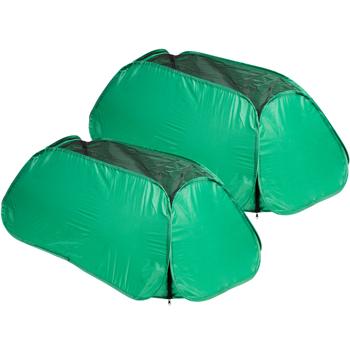 2er-Set Hochwertiges Schutztunnel-Gewächshaus zur Pflanzenanzucht, optimales Klima für schnelles Wachstum, ideal für Salat, Kräuter & Gemüse