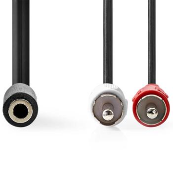 Preview: Audio-Kabeladapter 3,5-mm-Buchse zu Cinch-Stecker, 0,2 m: Ein Stereo-Konverter für HiFi & TV – Kompakt & Klangstark