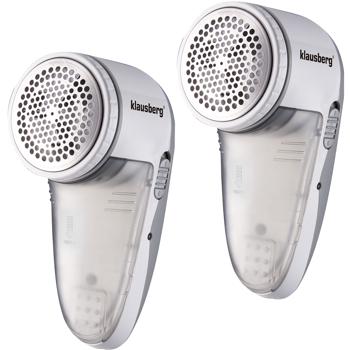 2er-Set Akku-Fusselentferner mit Auffangbehälter: Effizient, kabellos & schonend, für Kleidung, Möbel & Textilien, wiederaufladbar, leicht zu reinigen