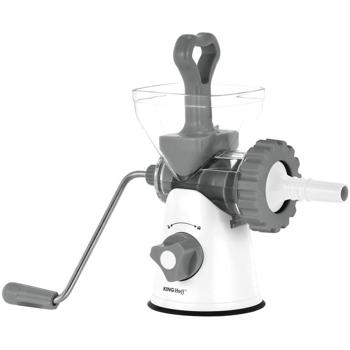 Manueller Fleischwolf mit Wurstfüller: Für Hackfleisch, Wurst & mehr, handbetrieben, langlebig & praktisch