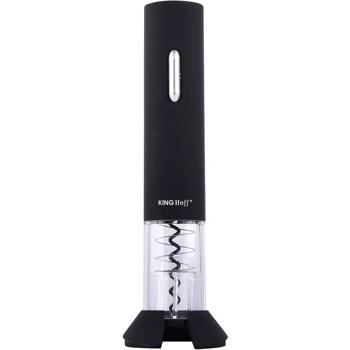 Elektrischer Weinflaschenöffner, schwarz, inkl. Folienmesser, Mühelos Weinflaschen öffnen, stilvolles Design