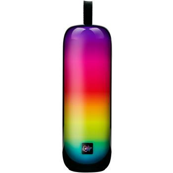 Kompakter 10W Bluetooth Lautsprecher mit farbiger RGB-LED: Musikgenuss mit visuellen Highlights, kabellos, leicht & perfekt für Partys, Camping & den Alltag