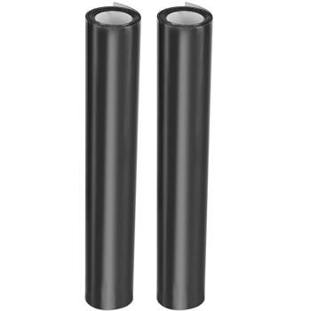 Preview: 2er-Set Sichtschutzfolie grau-matt, 60 x 200 cm - selbstklebende Fensterfolie mit UV-Schutz - hitzereduzierend & ideal für Fenster, Büro & Wohnräume