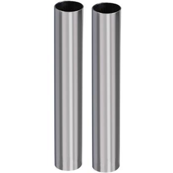 Preview: 8er-Set Sichtschutzfolie silber-matt, 60 x 200 cm - selbstklebende Spiegelfolie mit UV-Schutz - hitzereduzierend & ideal für Fenster, Büro & Wohnräume