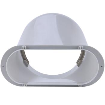 Preview: Abluftschlauch-Fenster-Adapter - Für mobile Klimaanlagen & Entlüftungssysteme - Ø 15,5 cm - Max. Kühleffizienz & einf. Abluftableitung