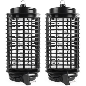 2er-Set Effektiver UV Mücken- & Insektenvernichter 1.2W: Chemiefreier Schutz für Zuhause & Büro, für ruhige, insektenfreie Nächte und entspannte Tage! 