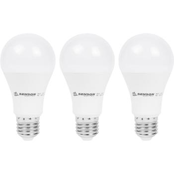 3er-Set A60 LED-Glühbirne E27 - Dimmbar & energieeffizient - 1020 Lumen, 12 Watt, 2500K warmweiss, 20.000h Lebensdauer - 360° Licht