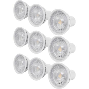 9er-Set LED-Reflektorlampe GU10 - 400 Lumen 5W 3000K warmweiss - Dimmbar - 20.000h Lebensdauer - für gemütliche Atmosphäre in jedem Raum