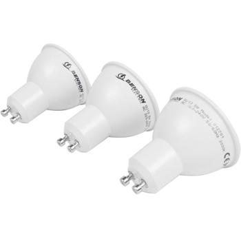 Preview: 9er-Set LED-Reflektorlampe GU10 - 400 Lumen 5W 3000K warmweiss - Dimmbar - 20.000h Lebensdauer - für gemütliche Atmosphäre in jedem Raum
