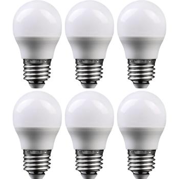 6er-Set LED-Tropfenlampe G45 E27 - Warmweisses Licht 3000K für beruhigende Atmosphäre - 3W 240lm - 360° Abstrahlwinkel - Langlebig 25.000 Std.