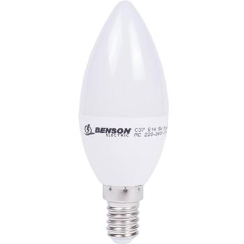 Preview: LED-Kerzenlampe C35 - Dimmbar für gemütliche Atmosphäre in Wohn-/Schlafzimmer - E14 Fassung, 5W, 400lm, 3000K warmweiss, 360° Abstrahlwinkel, 20.000h