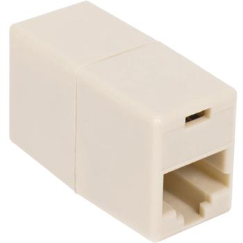 Preview: RJ45 Netzwerk Kupplung - Stabile LAN-Verlängerung für Ethernet, Router & PC-Netzwerke - Zuverlässige Datenübertragung - 1x RJ45-Buchse auf 1x RJ45-Buchse