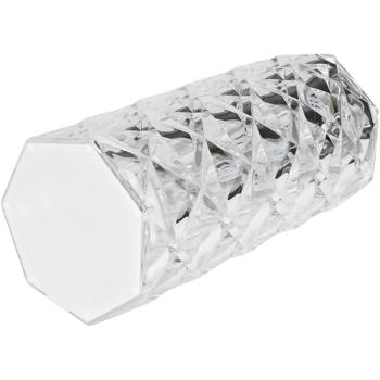 Preview: Elegante Kristall-Tischleuchte, Touch-Schalter, 15cm: Design-Lampe mit funkelndem Licht für Wohnzimmer & Ambiente