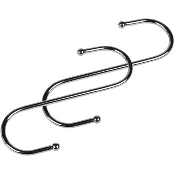 Preview: Robustes Hängehaken-Set, 2-tlg, 16 cm: Ordnung & Aufbewahrung, vielseitig, stark & einfach, S-Haken für Küche, Bad, Garage & mehr