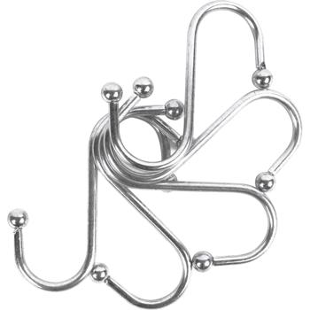 Robustes S-Haken-Set, 5-tlg, 7,5 cm: Ordnung & Aufbewahrung, vielseitig, stark & einfach, Hängehaken für Küche, Bad, Garage & mehr 