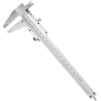Präzise Schiebelehre mit Feststellschraube, 150 mm: exakte Innen-, Aussen- & Tiefenmessungen, für Profis & Heimwerker