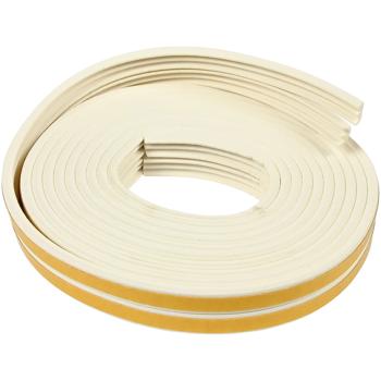 E-Profil Zugluft Dichtungsstreifen Weiss 2er-Set (3m x 9x4mm): Selbstklebend, langlebig & energiesparend – Perfekt gegen Kälte, Lärm & Staub!