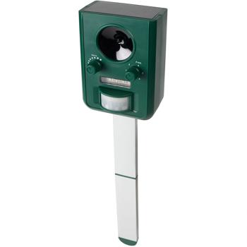 Universal Solar Tiervertreiber mit Ultraschall und Blitzlicht, Reichweite 10m, effektiv, tierfreundlich & umweltfreundlich