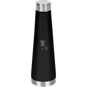 Hochwertige 0,4L Edelstahl Thermoskanne in Matt-Schwarz: Für heiße & kalte Getränke, auslaufsicher, doppelwandig & ein stilvoller Begleiter für unterwegs