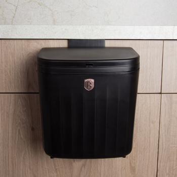 Preview: Design 7L Schranktür-Mülleimer mit Haken: Platzsparend & komfortabel für die Küchenentsorgung, Hygienisch & einfach anzubringen