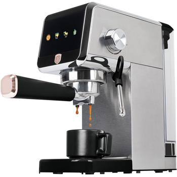 Preview: Digitale Siebträger-Espressomaschine, 20 bar: Schwarz-Roségold, 1350 Watt, Für den perfekten Kaffeegenuss