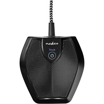 Preview: Professioneller Konferenzlautsprecher mit USB-Anschluss & Geräuschunterdrückung, 360° Mikrofon, kristallklare Audioqualität für Meetings, Plug-and-Play