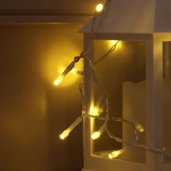 Preview: 2er-Set LED Lichterkette warm-weiss 1.7m: Stimmungsvolle Deko mit 8 Modi & Timer – Kabellose Freiheit durch Batterie, ideal für Innen & Outdoor