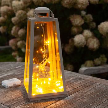 Preview: Lichterkette warm-weiss 1.7m: Stimmungsvolle Deko mit 8 Modi & Timer – Kabellose Freiheit durch Batterie, ideal für Innen & Outdoor