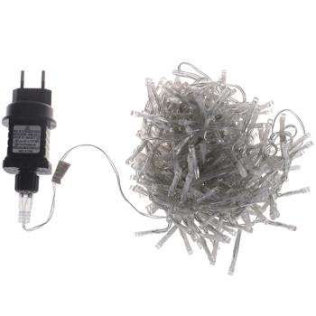 Preview: Wunderschöne LED-Büschel-Lichterkette, 300 warmweisse LEDs, 8 Leucht-Modi, IP44, 3m - Ideal für Weihnachten, Balkon, Garten, Hochzeit & Dekoration