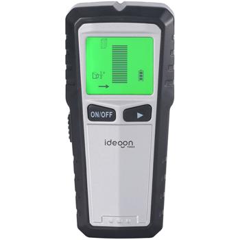 Preview: 5-in-1 Wandscanner & Ortungsgerät – Präzises Suchgerät für Metall, Holz & Stromleitungen, mit beleuchtetem Display & akustischem Warnsignal