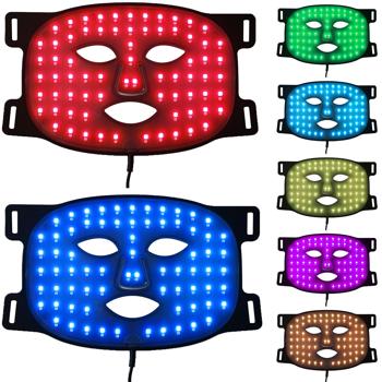 Preview: Revolutionäre LED-Lichttherapie-Gesichtsmaske: Für ein strahlendes Hautbild - effiziente Gesichtspflege & Beauty-Anwendung für zu Hause