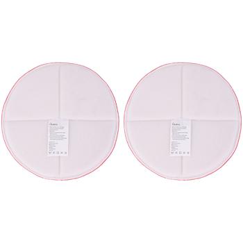 Preview: 2er-Set Ersatz-Reinigungs-Pads für Fussboden-Poliermaschine CH5871 - Waschbar-Wiederverwendbar - Original-Ersatzteil für CH5871-Modell