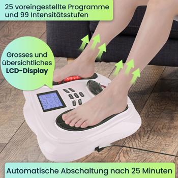 Preview: Fussreflexzonen-Massagegeraet mit IR-Waerme & Reizstrom: Ein Wellness-Gerät für entspannte Füsse & Körper - Vitalität & Wohlbefinden