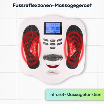 Preview: Fussreflexzonen-Massagegeraet mit IR-Waerme & Reizstrom: Ein Wellness-Gerät für entspannte Füsse & Körper - Vitalität & Wohlbefinden