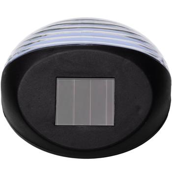 Preview: 4er-Set Kompakte Solar LED Wandleuchte & Zaunleuchte: Stilvolle Aussenbeleuchtung für Treppen & Wege, energiesparend, wetterfest