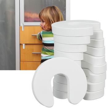 Preview: Flexibler Tür-Klemmschutz (20er-Set): Ultimativer Schutz vor Fingerverletzungen, einfache Montage, sicher & langlebig, für Familien, Kitas & Schulen