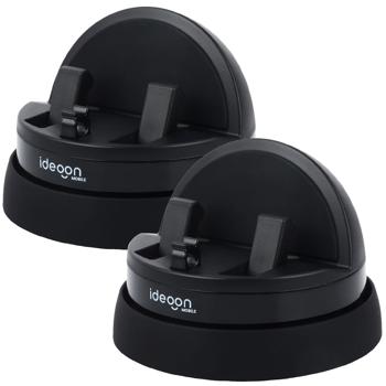 2er-Set Premium Auto Smartphone Halterung 360°, drehbar. Beste Qualität und Stabilität für jede Fahrt – Einfache Anwendung & super Halt