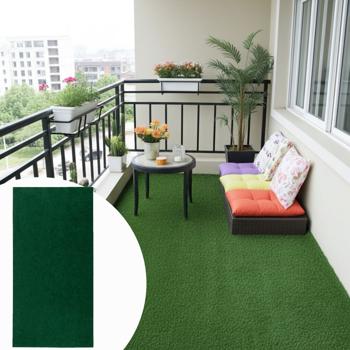 Kunstrasenteppich Dunkelgrün 100x200cm: Pflegeleicht, UV-stabil & wetterfest – Ihr immergrünes Rasen-Paradies fur Balkon & Terrasse