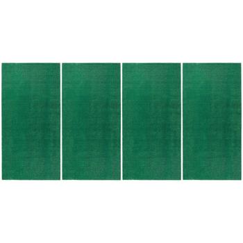 4er-Set Kunstrasenteppich Hellgrün 100x200cm: Pflegeleicht, UV-stabil & wetterfest – Ihr immergrünes Rasen-Paradies fur Balkon & Terrasse