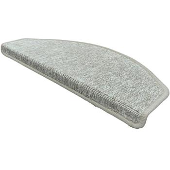 Preview: Treppenstufen Matten, 2 Stück, halbrund, grau: : Rutschfest, robust & schallhemmend - Mehr Sicherheit & Eleganz für Ihre Treppe