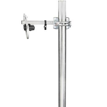 Preview: DAB+ Aussenantenne - Hochleistungs-Digitalradio Antenne für klaren rauschfreien Empfang - 0-50km Reichweite, 170-250 MHz, Aluminium, schwarz/silber