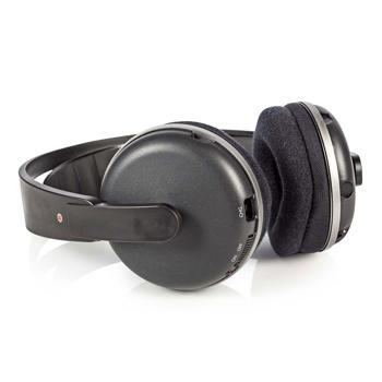 Preview: Kabelloser Funk Stereo Fernsehkopfhörer, 100 m Reichweite, TV-Headphones mit Ladestation, Verstellbarer Kopfbügel, gepolsterte Ohrmuscheln