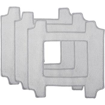 Preview: 3er-Set Mikrofaser-Reinigungs- und -Polier-Pad für Fensterputz-Roboter CH10859 - Ersatzpads für streifenfreie Ergebnisse