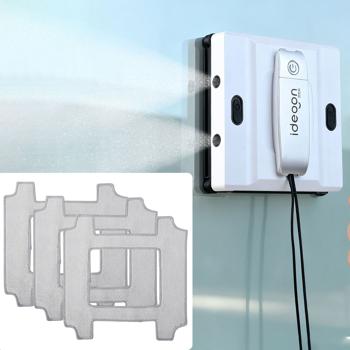 3er-Set Mikrofaser-Reinigungs- und -Polier-Pad für Fensterputz-Roboter CH10859 - Ersatzpads für streifenfreie Ergebnisse