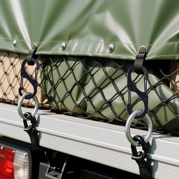 Preview: Karabiner-S-Haken 16er-Set, 4 x 1,7 cm: Robuste Mehrzweckhaken für sicheren Halt – Die clevere Lösung für Ordnung in Haus, Garage & Outdoor