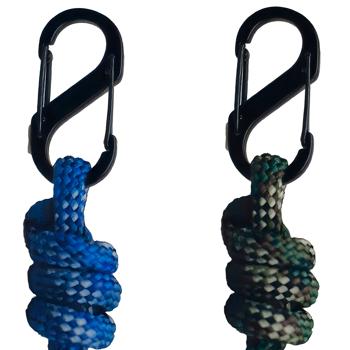 Preview: Karabiner-S-Haken 16er-Set, 7,2 x 3 cm: Robuste Mehrzweckhaken für sicheren Halt – Die clevere Lösung für Ordnung in Haus, Garage & Outdoor