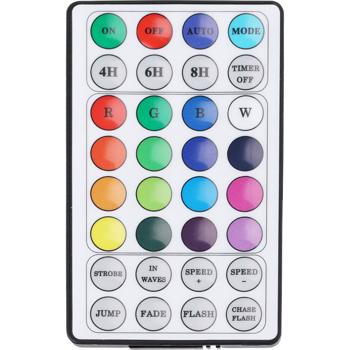 Preview: Mehrfarbiger RGB Lichtervorhang 144 LEDs mit Fernbedienung, ideal für Innen & Aussen - Stimmungsvolle Fenster Lichterkette für Partys & Deko