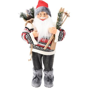Wundervoller Santa, stehend - Tolle Weihnachtsdekoration für Ihr Zuhause - Charmante Deko Figur, auch als Geschenkidee für Garten und Haus